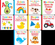 Alternative view 1 of My Little Library of Bilingual Board Books - (Set of 10 English-Spanish Board Books)