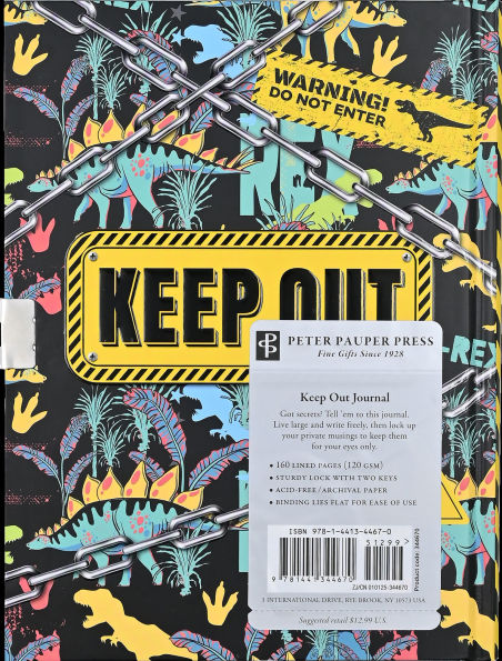 Keep Out! Locking Journal (Diary with Lock)