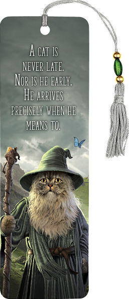 Catdalf Beaded Bookmark