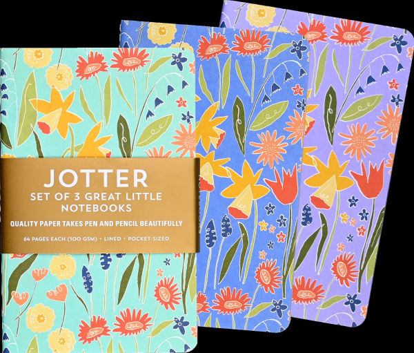 Daffodils Jotter Notebooks (Set of 3)