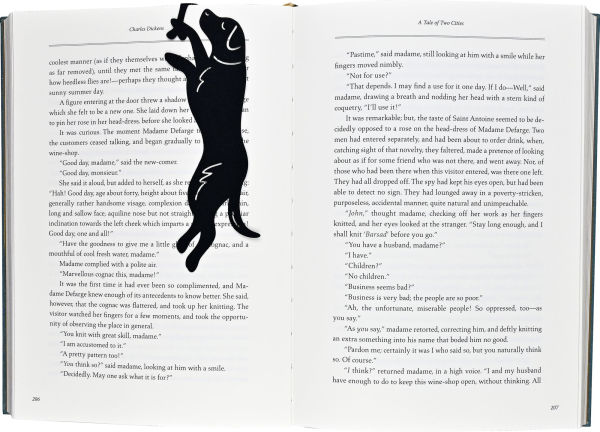 Black Lab Book Hugger Bookmark