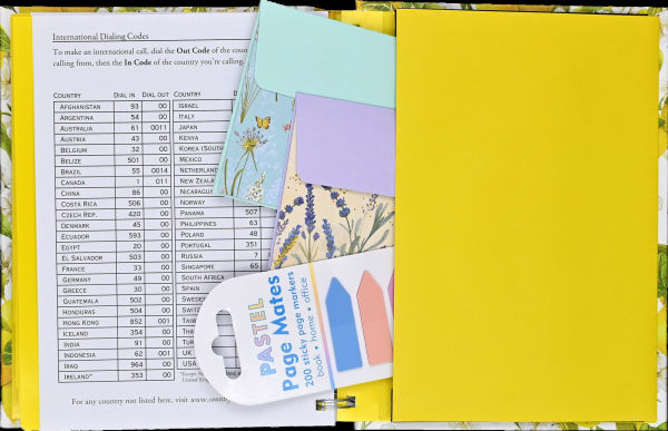 Amalfi Lemons Large Address Book