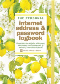 Pdf free ebooks download Amalfi Lemons Internet Address & Password Logbook (Removable Cover Band for Security) in English