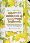 Alternative view 1 of Amalfi Lemons Internet Address & Password Logbook (Removable Cover Band for Security)