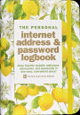 Amalfi Lemons Internet Address & Password Logbook (Removable Cover Band for Security)