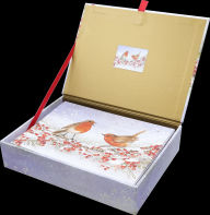 Title: English Robins in Winter Deluxe Boxed Holiday Cards (20 Cards, 21 Self-Sealing Envelopes), Author: Peter Pauper Press
