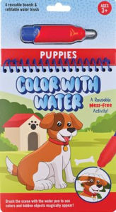 Title: Color With Water - Puppies (includes mess free water pen), Author: Peter Pauper Press