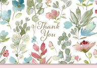 Title: Floral Watercolor Thank You Notes (14 Cards, 15 Self-Sealing Envelopes), Author: Peter Pauper Press