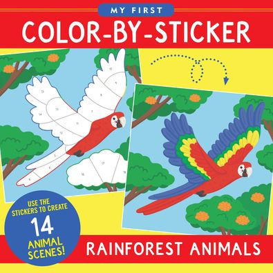 My First Color-by-Sticker Book - Rainforest Animals