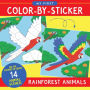 My First Color-by-Sticker Book - Rainforest Animals