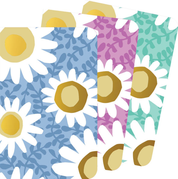 Daisies Jotter Notebooks (Set of 3)