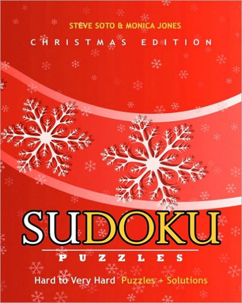 SUDOKU Puzzles - Christmas Edition, Hard to Very Hard: Puzzles + Solutions