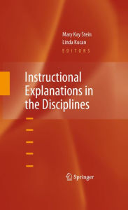 Title: Instructional Explanations in the Disciplines, Author: Mary Kay Stein