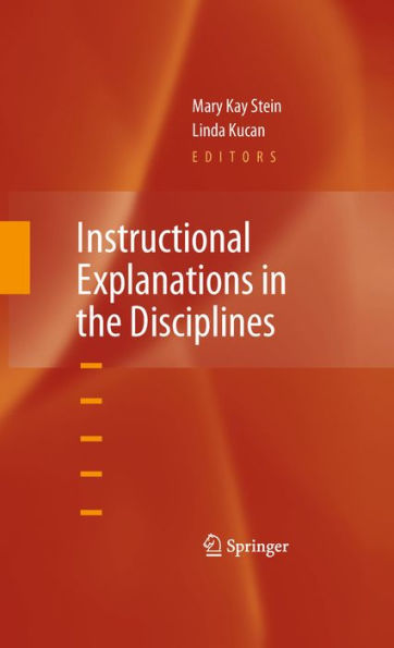 Instructional Explanations in the Disciplines