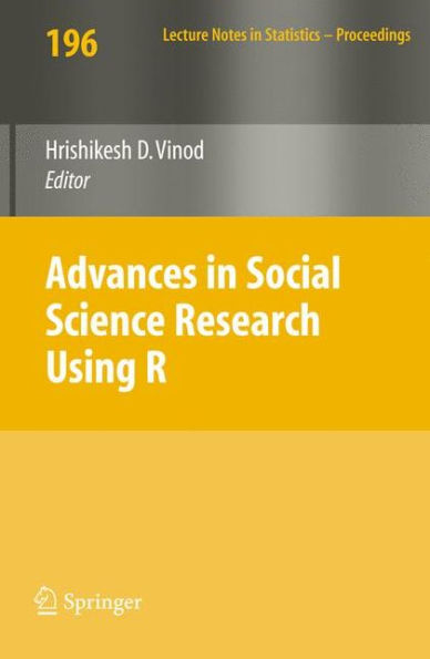 Advances in Social Science Research Using R / Edition 1