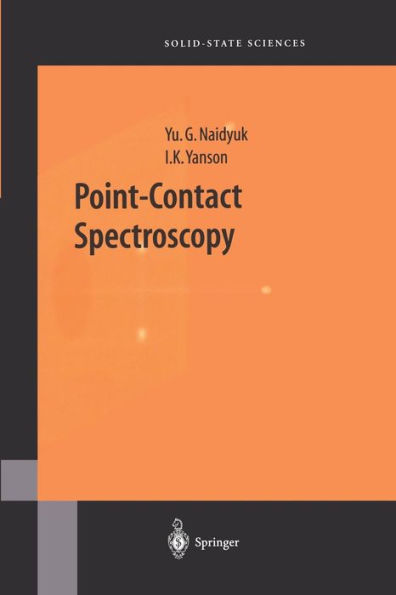 Point-Contact Spectroscopy / Edition 1