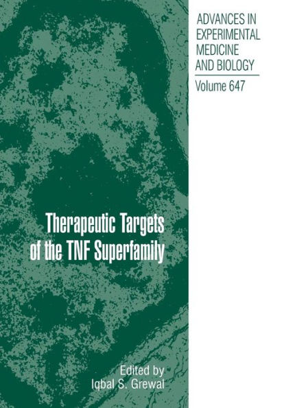 Therapeutic Targets of the TNF Superfamily / Edition 1