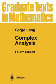 Title: Complex Analysis, Author: Serge Lang