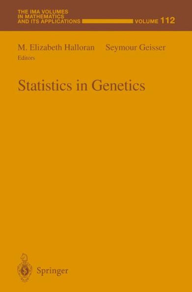 Statistics in Genetics / Edition 1