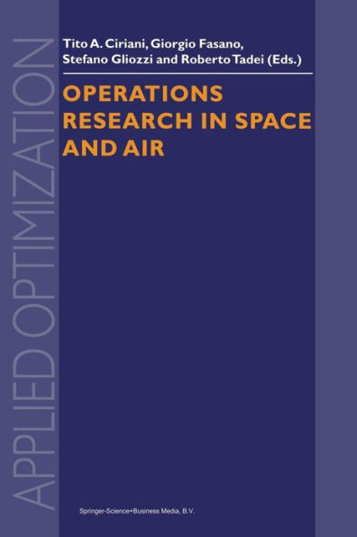 Operations Research in Space and Air / Edition 1
