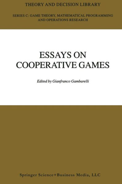 Essay in Cooperative Games: In Honor of Guillermo Owen