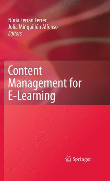 Content Management for E-Learning / Edition 1
