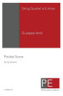 String Quartet In E Minor: Pocket Score