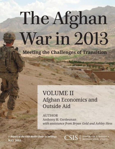 The Afghan War in 2013: Meeting the Challenges of Transition: Afghan Economics and Outside Aid