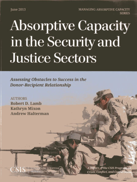 Absorptive Capacity the Security and Justice Sectors: Assessing Obstacles to Success Donor-Recipient Relationship