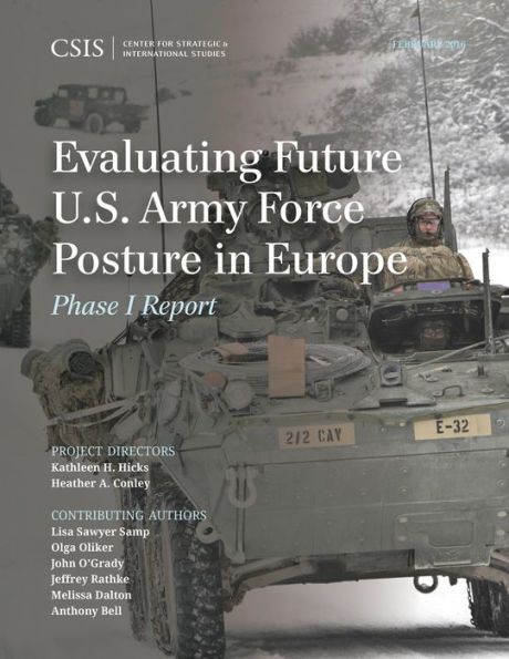 Evaluating Future U.S. Army Force Posture Europe: Phase I Report