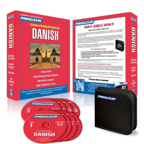 Pimsleur Danish Conversational Course - Level 1 Lessons 1-16 CD: Learn to Speak and Understand Danish with Pimsleur Language Programs