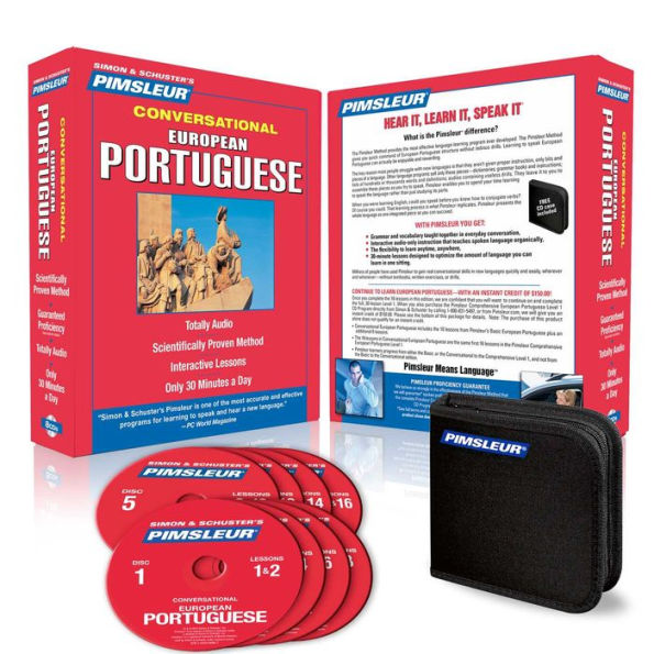 Pimsleur Portuguese (European) Conversational Course - Level 1 Lessons 1-16 CD: Learn to Speak and Understand European Portuguese with Pimsleur Language Programs