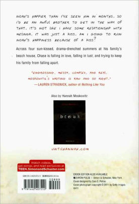 Invincible Summer By Hannah Moskowitz Paperback Barnes Noble