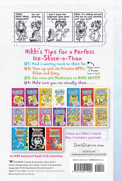 Tales from a Not-So-Graceful Ice Princess (Dork Diaries Series #4)