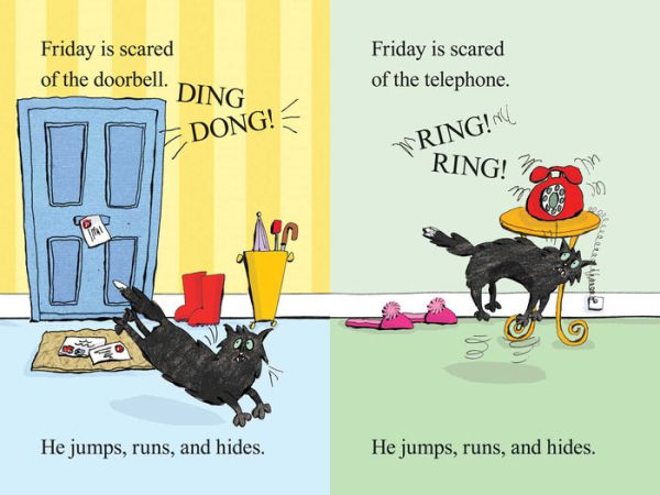 Friday the Scaredy Cat  Book by Kara McMahon, Maddy McClellan