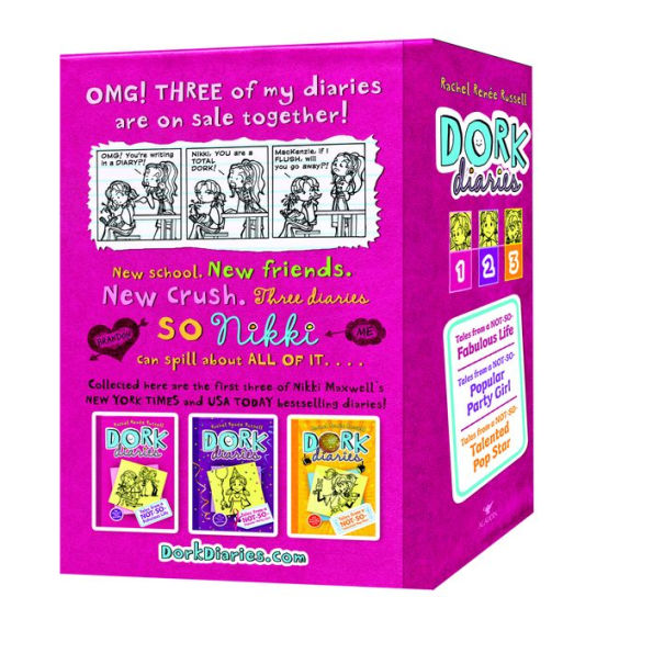 Dork Diaries Boxed Set (Books 1-3): Dork Diaries; Dork Diaries 2; Dork Diaries 3