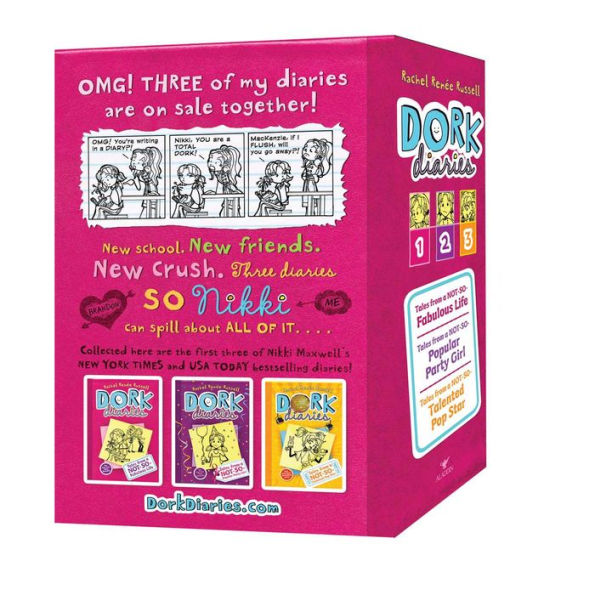 Dork Diaries Boxed Set (Books 1-3): Dork Diaries; Dork Diaries 2; Dork Diaries 3