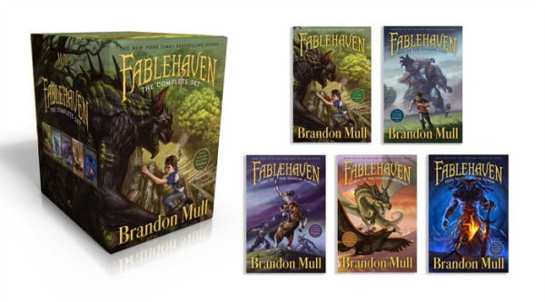 Fablehaven Complete Set (Boxed Set): Fablehaven; Rise of the Evening Star; Grip of the Shadow Plague; Secrets of the Dragon Sanctuary; Keys to the Demon Prison