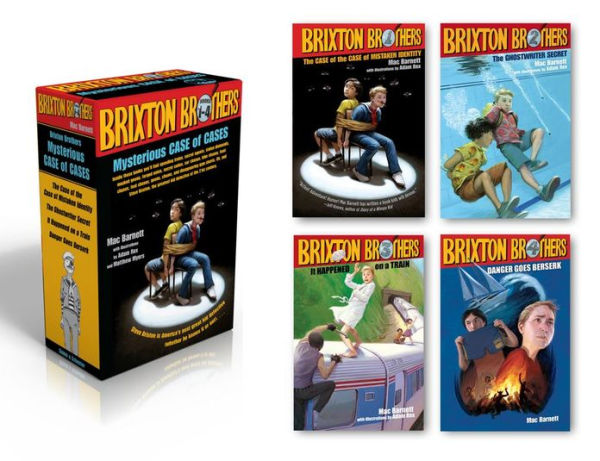 Brixton Brothers Mysterious Case of Cases Collected Set: The Case of the Case of Mistaken Identity; The Ghostwriter Secret; It Happened on a Train; Danger Goes Berserk