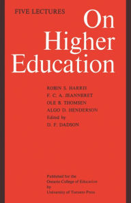 Title: On Higher Education: Five Lectures, Author: D.F. Dadson