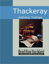 Title: Thackeray, Author: Anthony Trollope