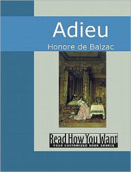 Title: Adieu, Author: Honore de Balzac