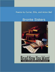 Title: Poems by Currer, Ellis, and Acton Bell, Author: Bronte Sisters