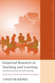 Title: Empirical Research in Teaching and Learning: Contributions from Social Psychology, Author: Debra Mashek