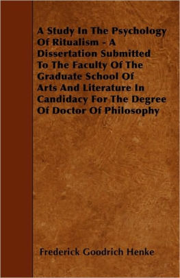 Dissertation online psychology degree