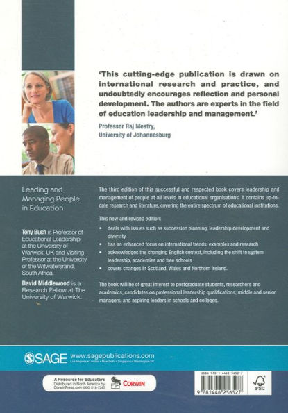 Leading and Managing People in Education / Edition 3