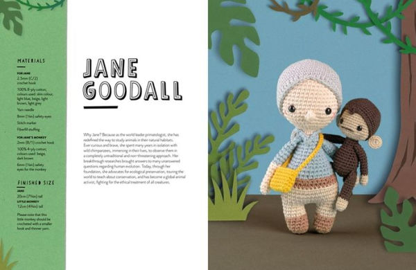 Crochet Iconic Women: Amigurumi patterns for 15 women who changed the world
