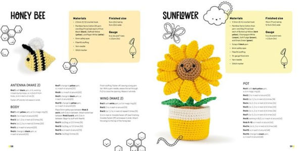 Kawaii Crochet Garden: 40 Super Cute Amigurumi Patterns for Plants and More [Book]