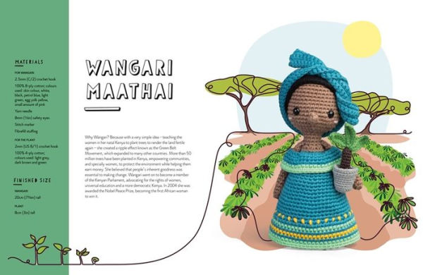 More Crochet Iconic Women: Amigurumi patterns for 15 incredible women who changed the world