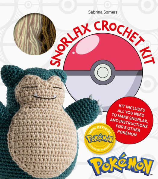 Pokémon Crochet Snorlax Kit: Includes materials to make Snorlax and instructions for 5 other Pokémon
